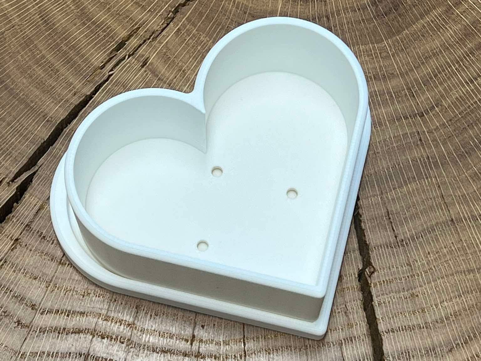 Doniczka Serce z Podstawką